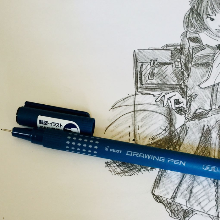 Marvy Uchida Fineline Drawing Pen (Size - 0.03,Black Ink)